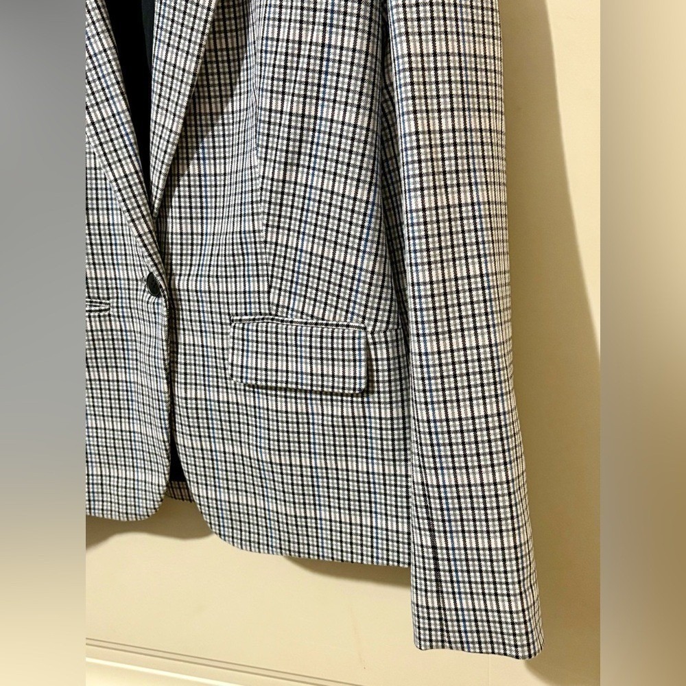 a new day Blue/Black/White Single Button Blazer - Picture 3 of 11